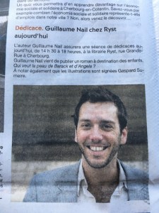 Article Presse de La Manche Novembre 2016