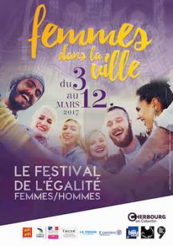 Affiche Festival Femmes dans la ville Cherbourg 2017